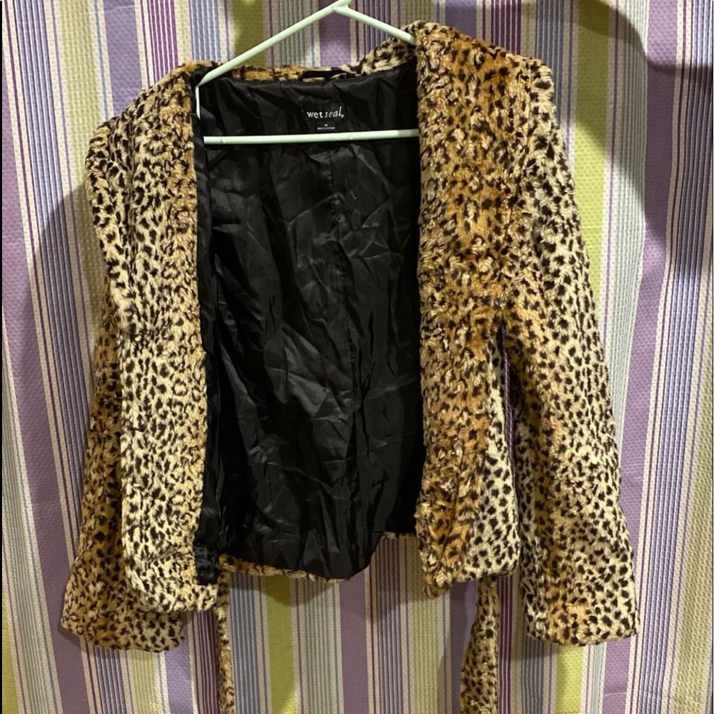 Cheetah Print Coat